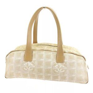 Chanel Handbag New travel line Beige Woman Authentic Used